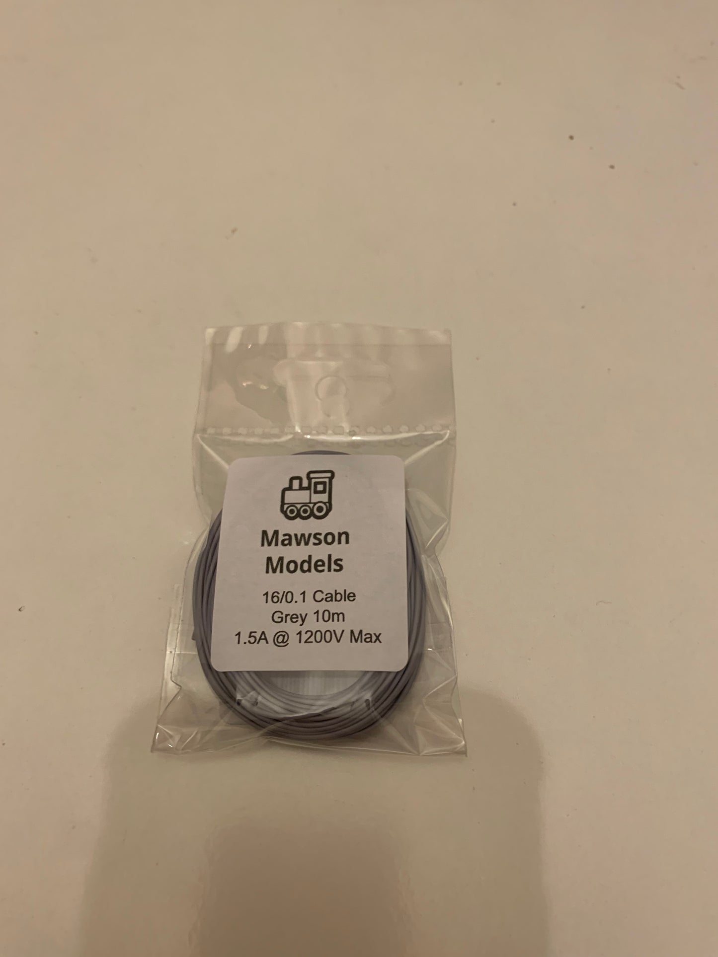 16/0.1 Cable/Wire Grey 10m