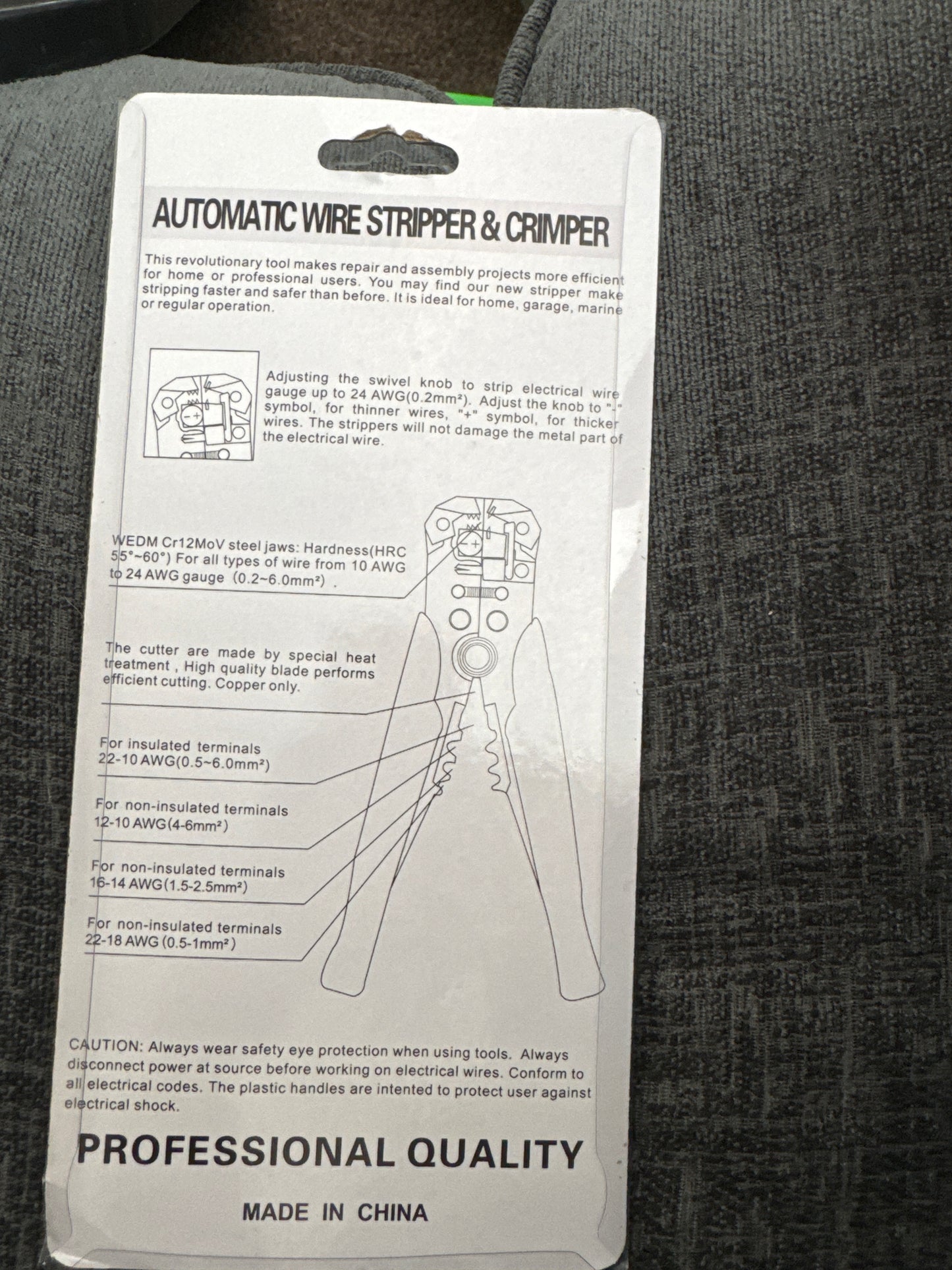 Automatic Wire Stripper and Crimper