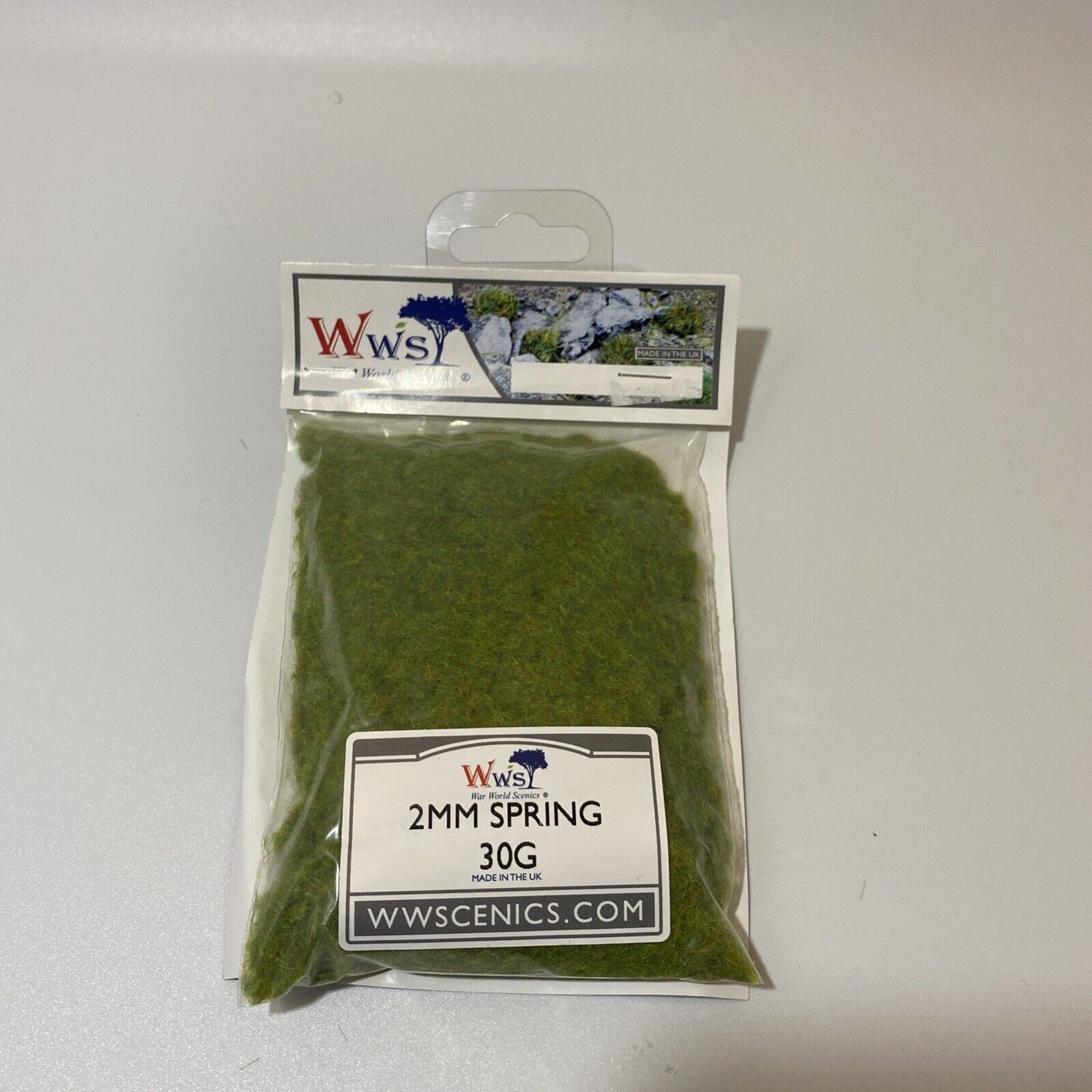 WAR WORLD SCENICS Static Grass 2mm Spring 30g SGSP230