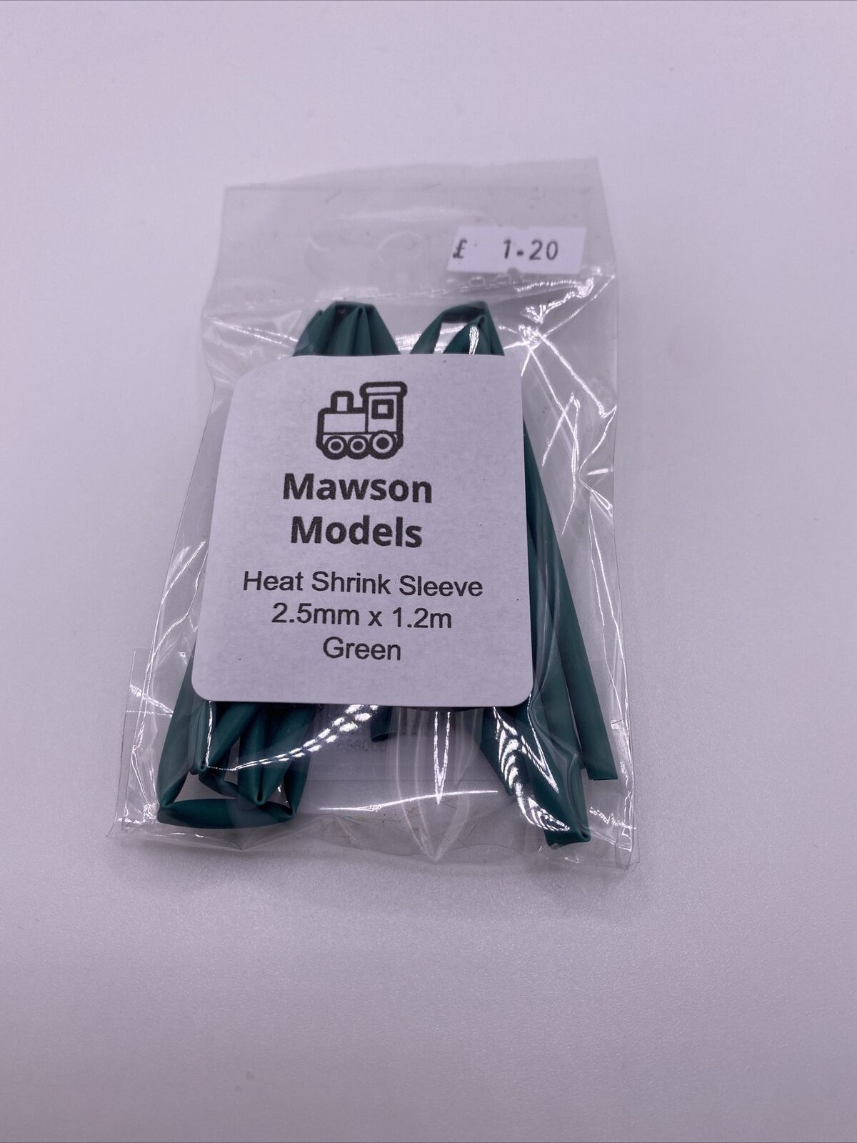 Heat Shrink Sleeve 2.5mm x 1.2m Green