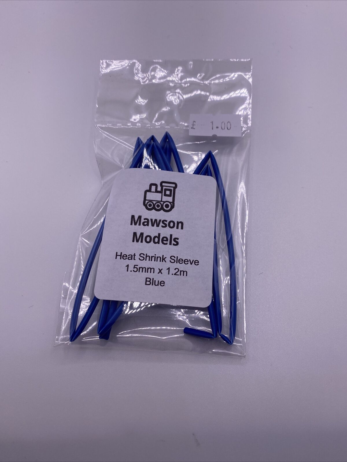 Heat Shrink Sleeve 1.5mm x 1.2m Blue