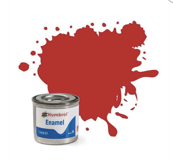 HUMBROL Paint Enamel - 220 Italian Red/Ferrari Red - Gloss 14ml E220G