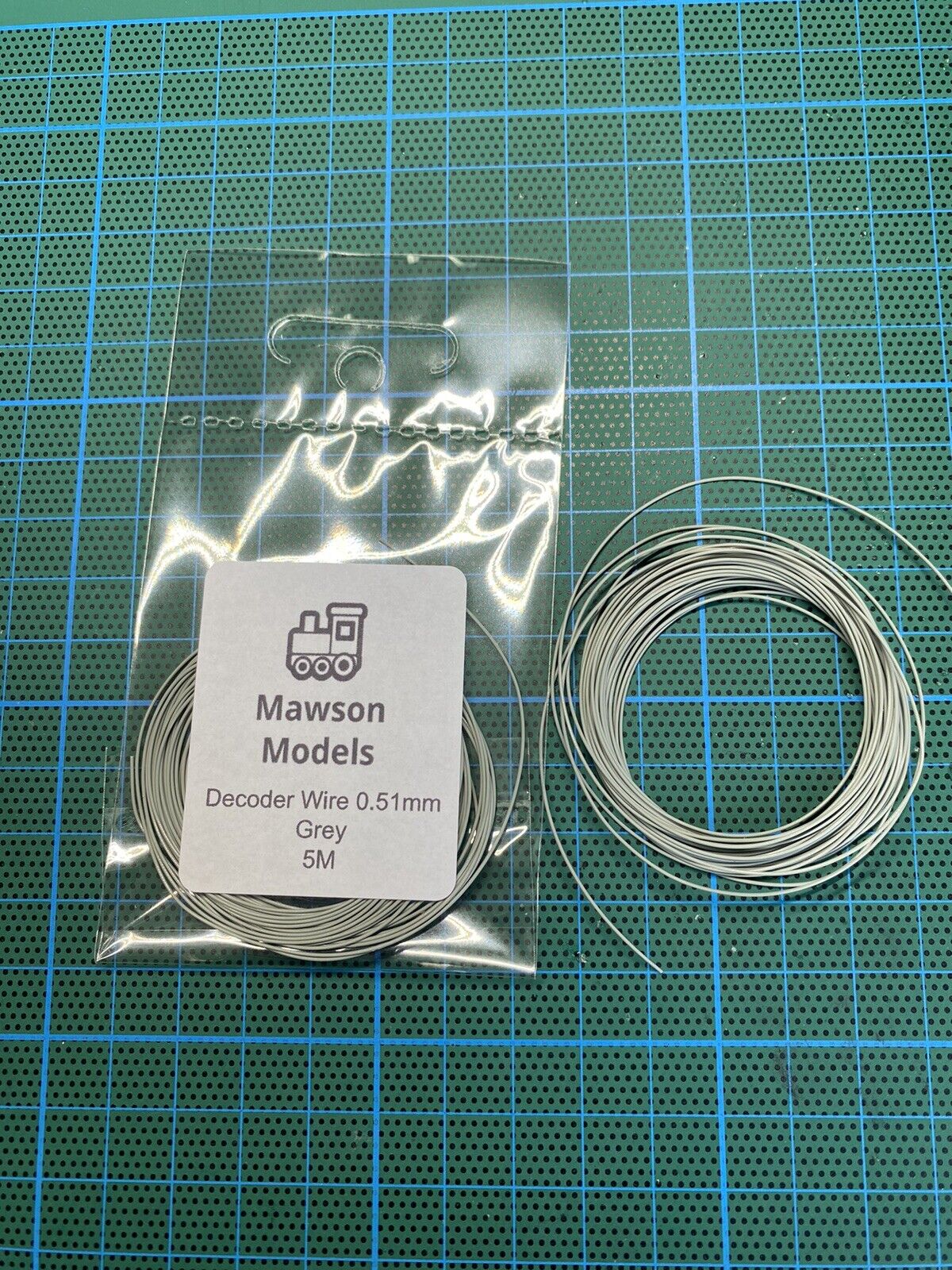 Mawson Models Grey Decoder Wire 0.51mm X 5m, 30 Gauge