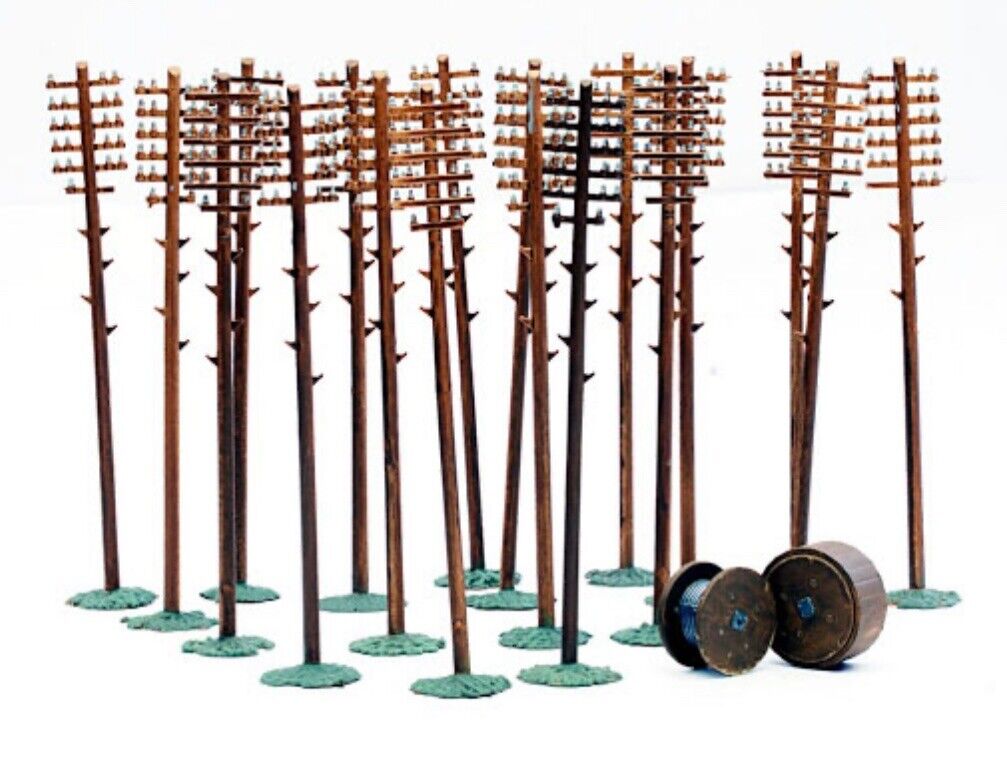 DAPOL Plastic Kit Telegraph Poles (20 In Pack) C024
