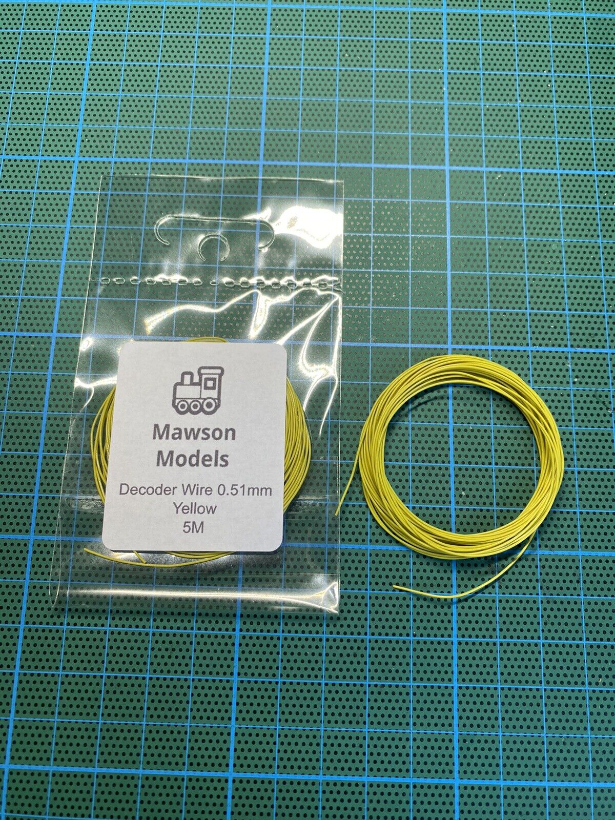 Mawson Models Yellow Decoder Wire 0.51mm X 5m, 30 Gauge