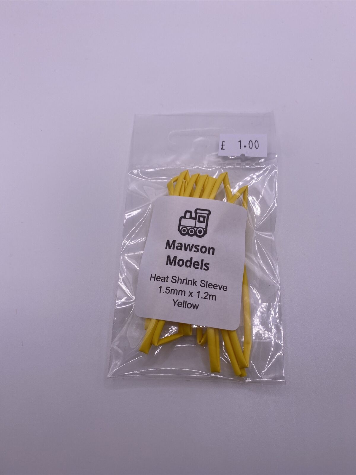 Heat Shrink Sleeve 1.5mm x 1.2m Yellow