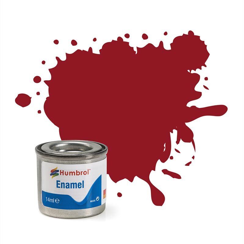 HUMBROL Enamel Paint - 20 Crimson - Gloss 14ml E20G