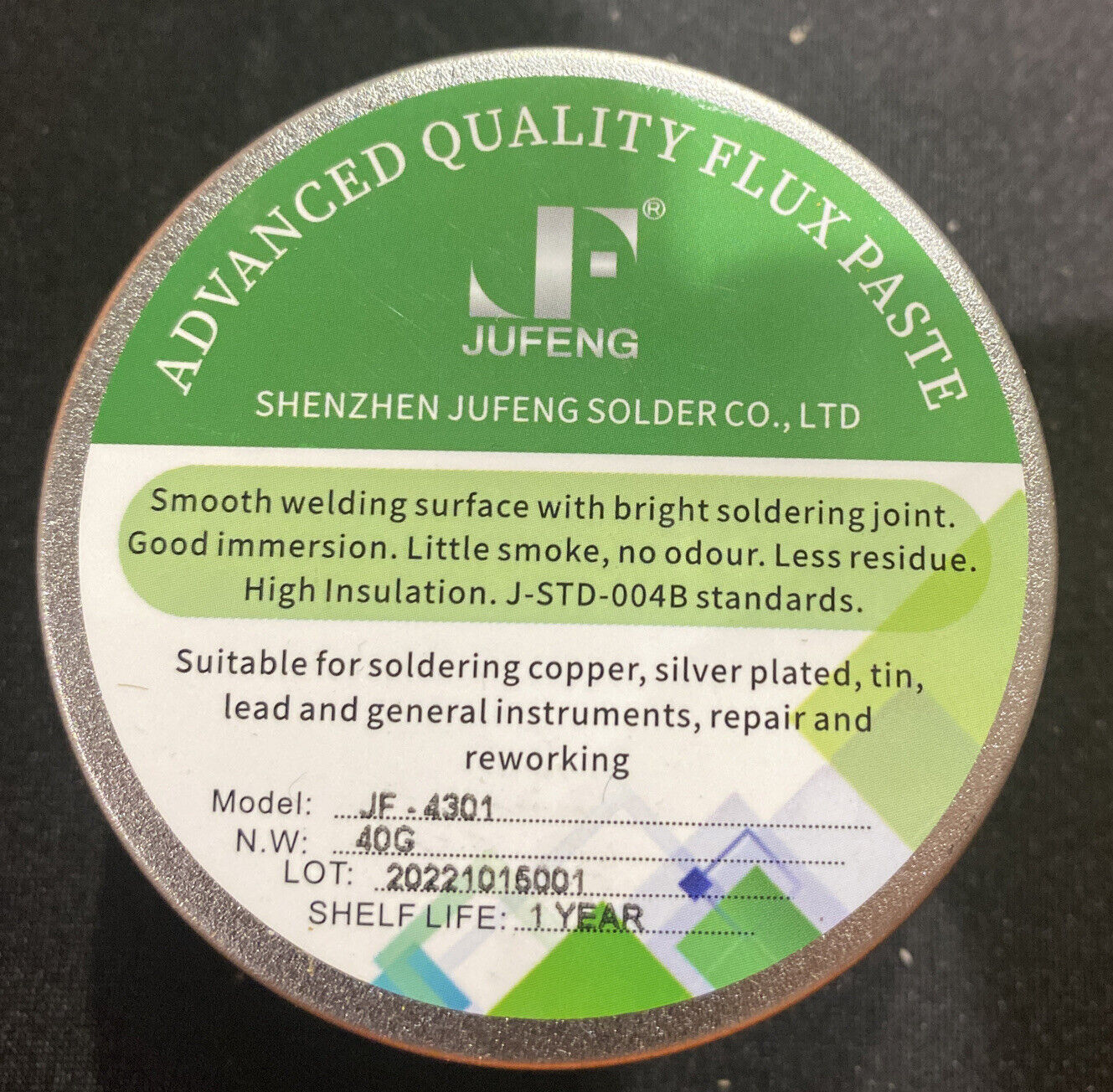 Jufeng Advanced Quality Flux Paste 40g