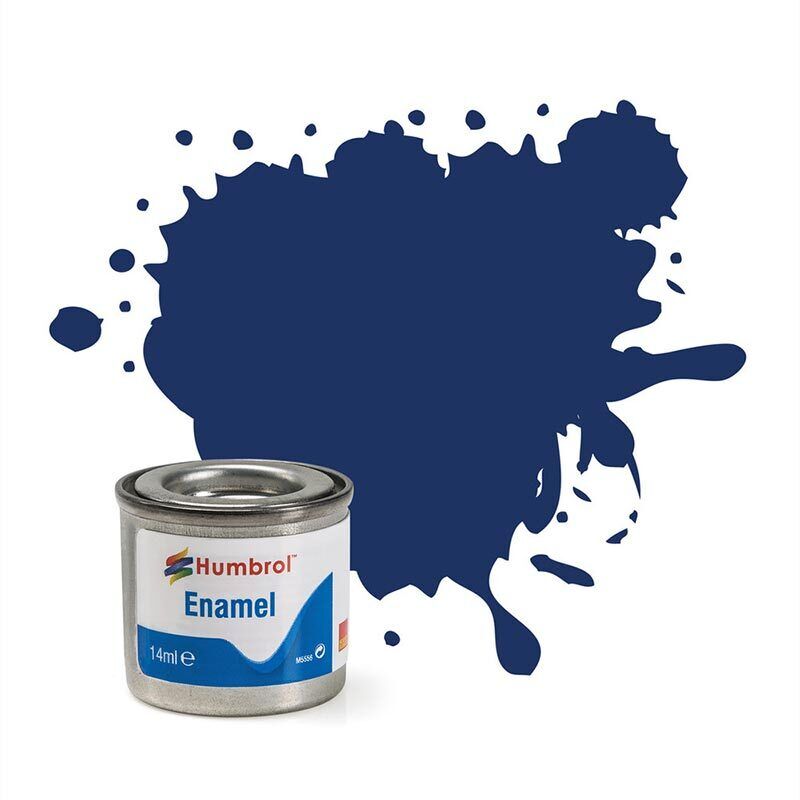 HUMBROL Enamel Paint - 15 Midnight Blue - Gloss 14ml E15G