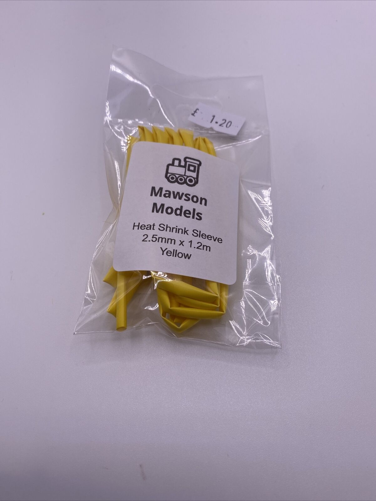 Heat Shrink Sleeve 2.5mm x 1.2m Yellow