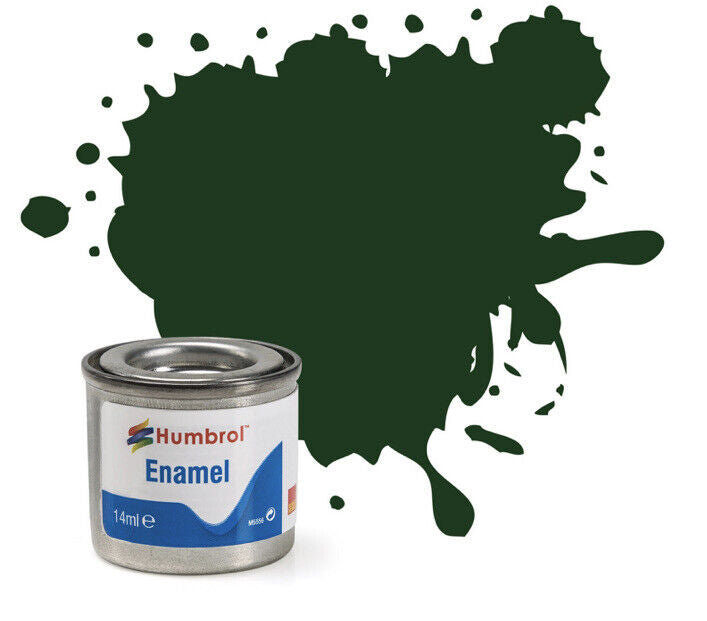HUMBROL Paint Enamel - 3 Brunswick Green - Gloss 14ml E3G