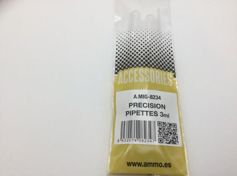 Mig 8234 Ammo Large Pipettes 3mL 0.1 oz 4 pces