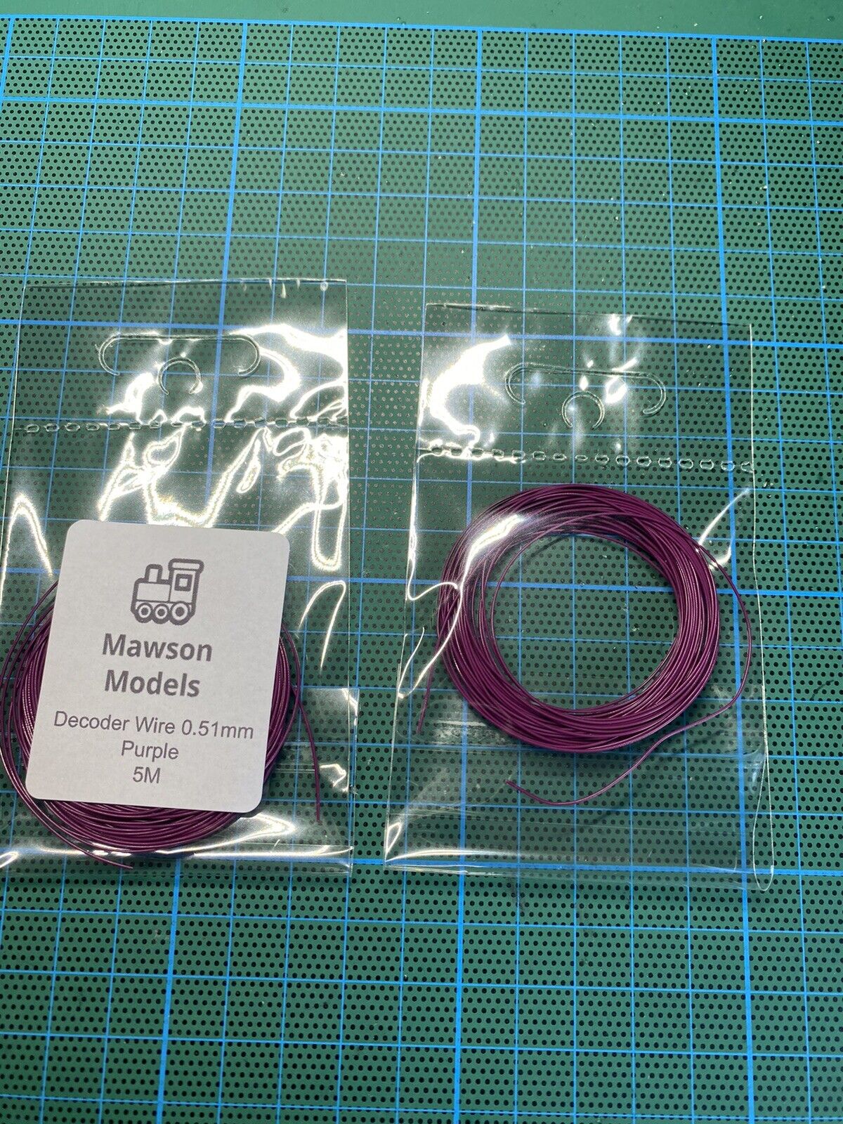 Mawson Models Purple Decoder Wire 0.51mm X 5m, 30 Gauge