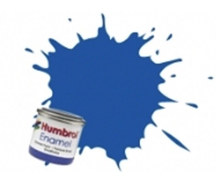 HUMBROL Enamel Paint - 222 Moonlight Blue - Metallic 14ml E222MET