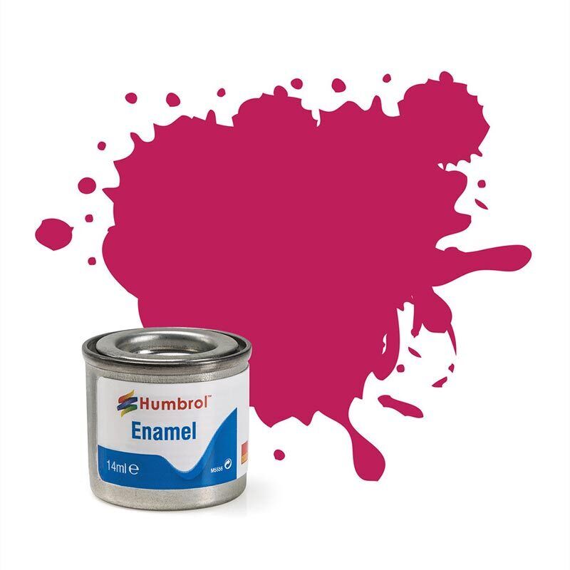 HUMBROL Enamel Paint - 51 Sunset Red - Metallic 14ml E51MET