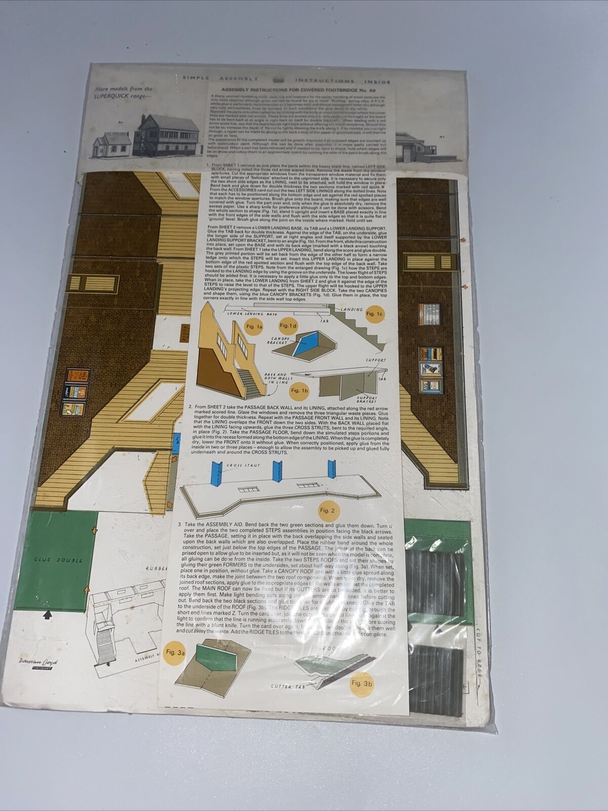 SUPERQUICK Covered Footbridge (Kit) A9