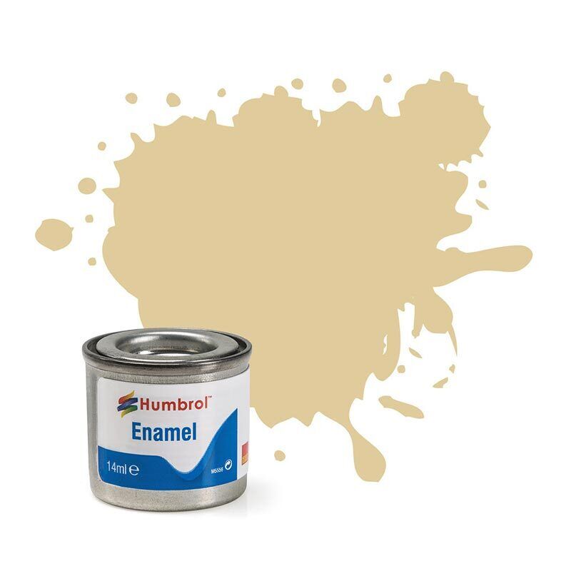 HUMBROL Enamel Paint - 121 Pale Stone - Matt 14ml E121M
