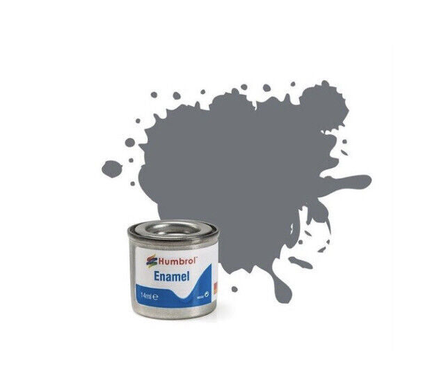 HUMBROL Paint Enamel - 164 Dark Sea Grey - Satin 14ml E164S