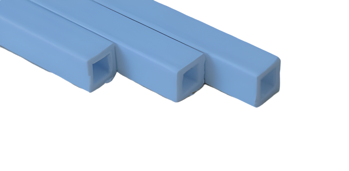 Plastruct 90623 Square Tubing 6.4 x 380mm Pack of 5