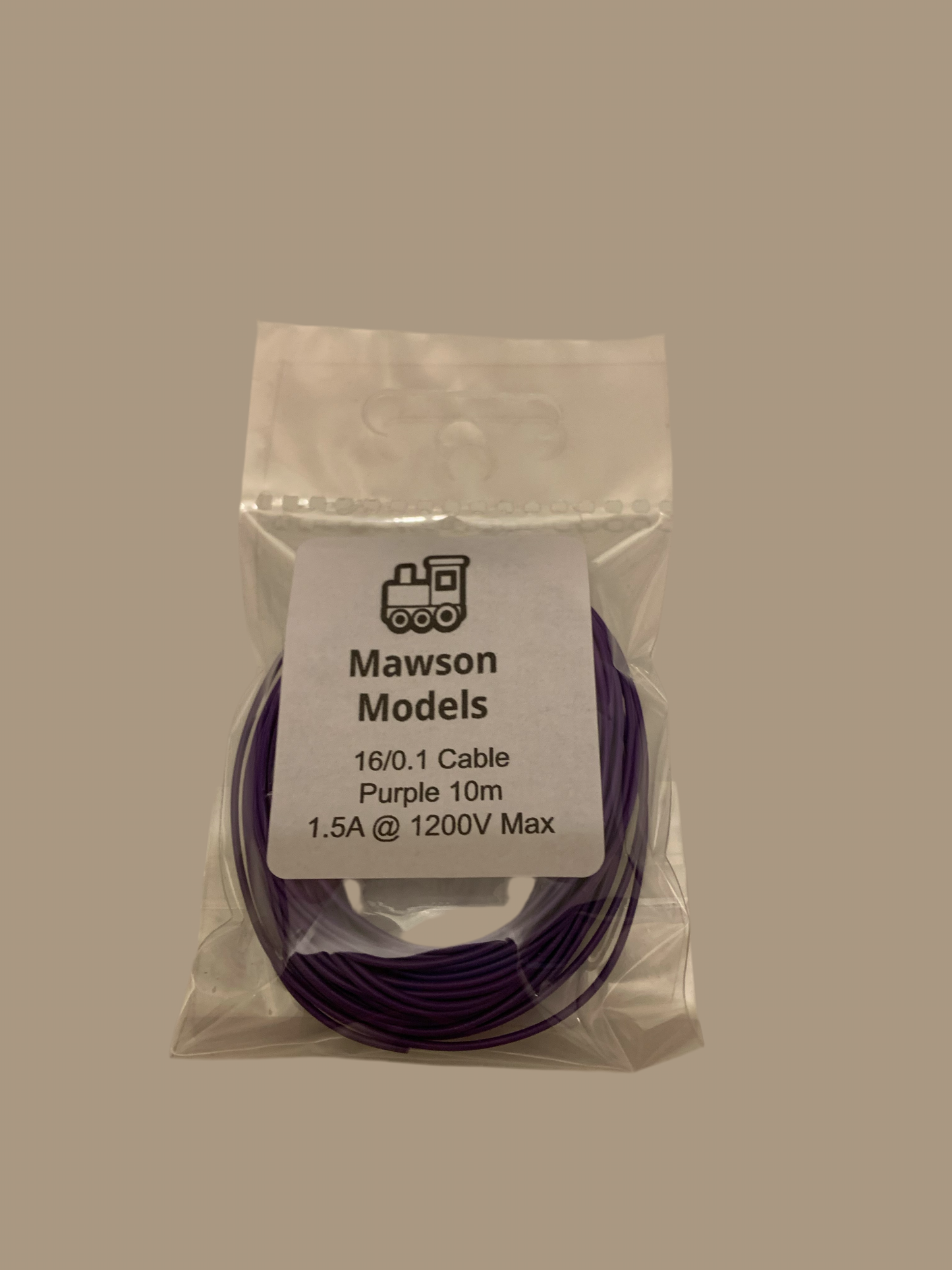 16/0.1 Cable/Wire Purple 10m