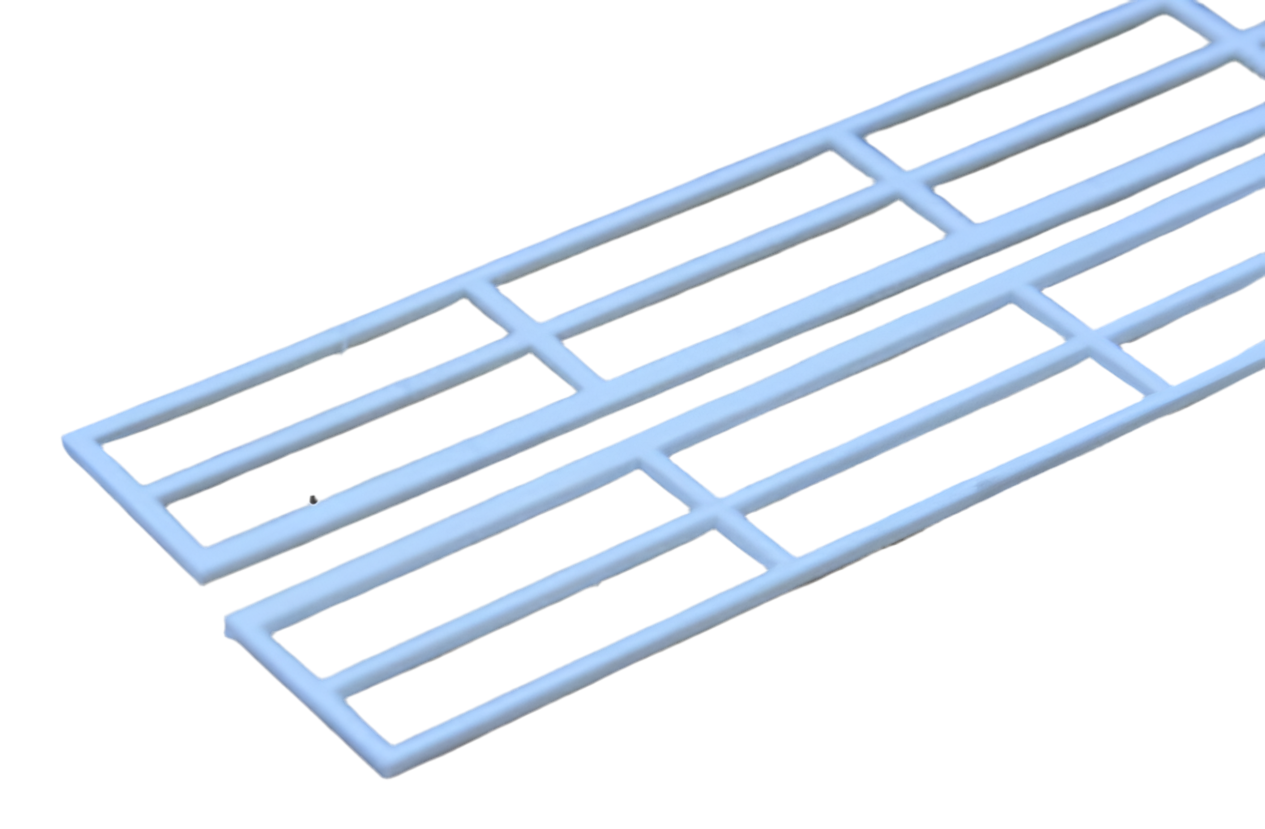 Plastruct 90681 Styrene Hand Rail N Scale 1200 Pack of 2 Mawson Models