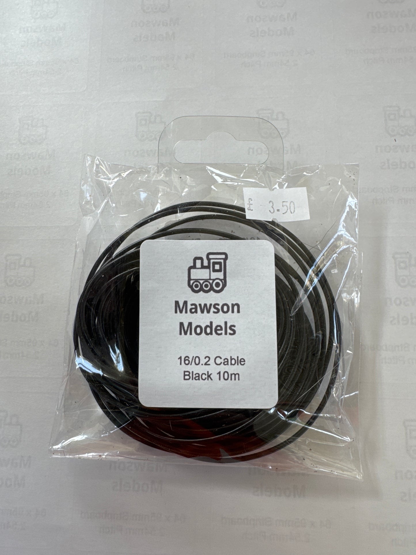 16/0.2 Cable/Wire Black 10m