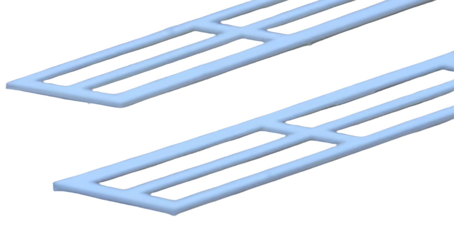 Plastruct 90691 Styrene Stair Rail N Scale 1:200 Pack of 2