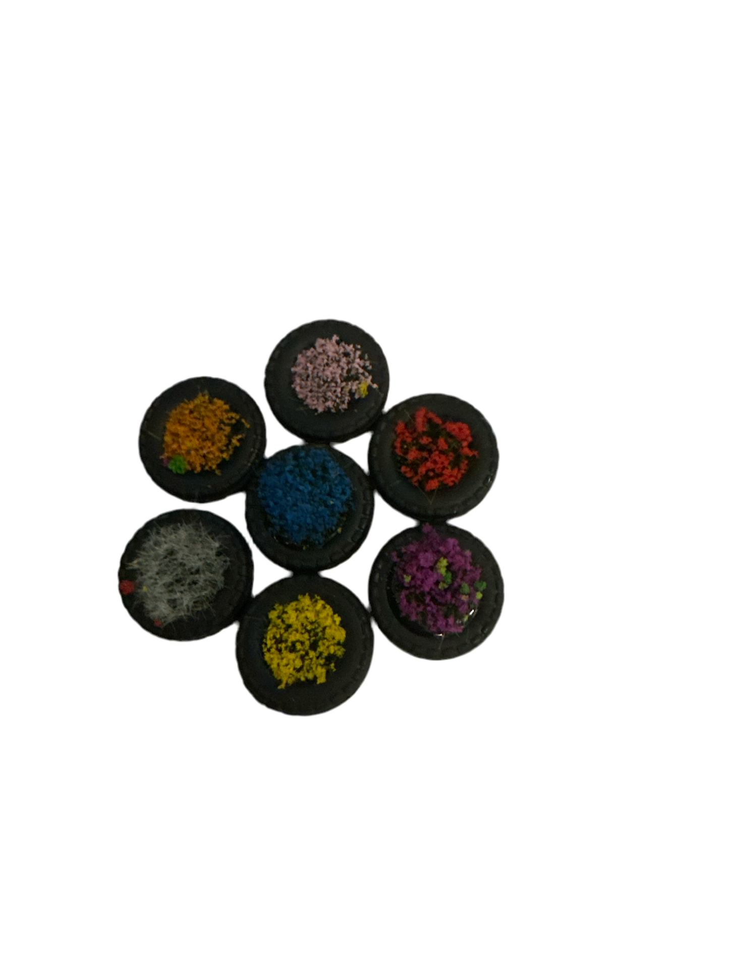 MAWSON MODELS Flowers In Tractor Tyres (Various Colours) FITT001