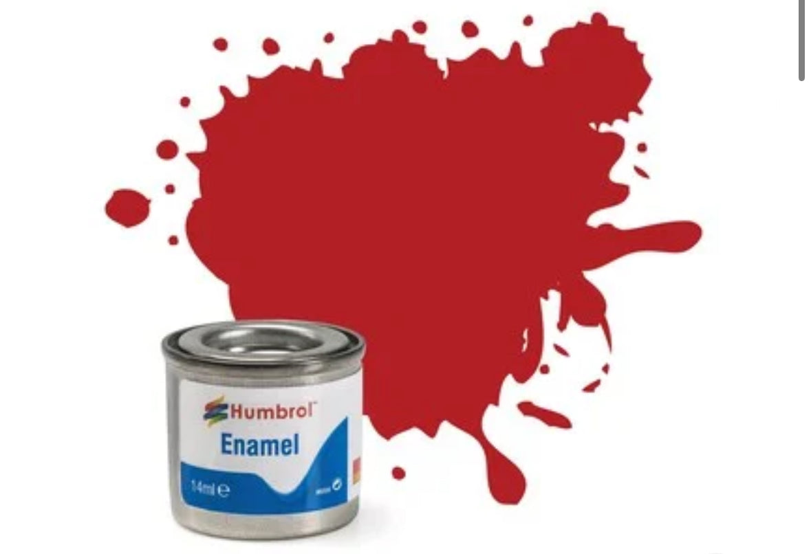 HUMBROL Enamel Paint - 153 Insignia Red - Matt 14ml E153M