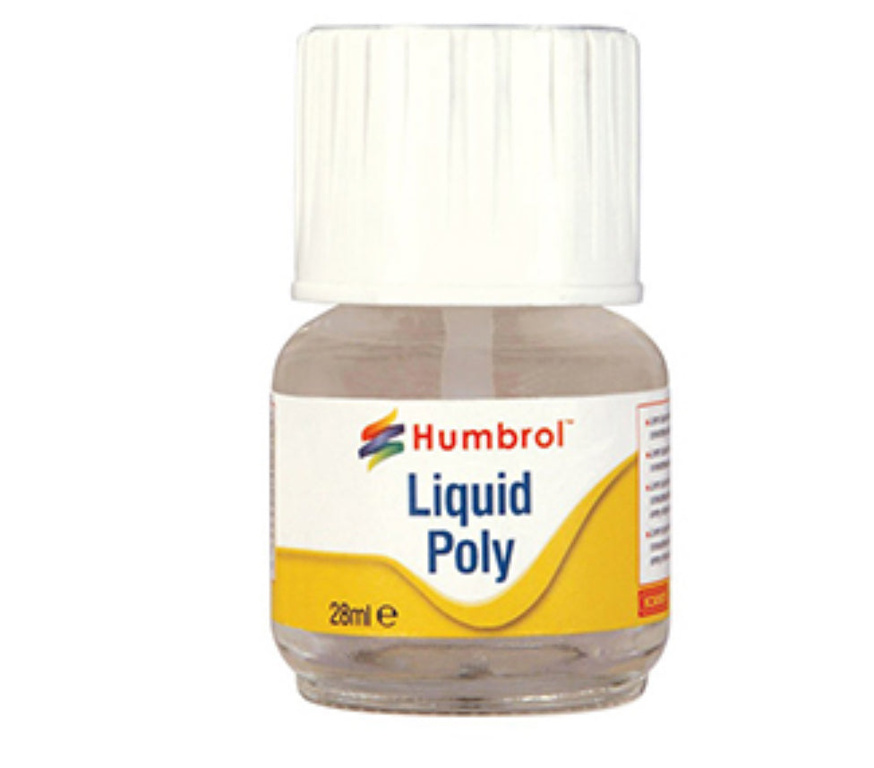 Humbrol Liquid Poly Cement Glue With Brush 28ml