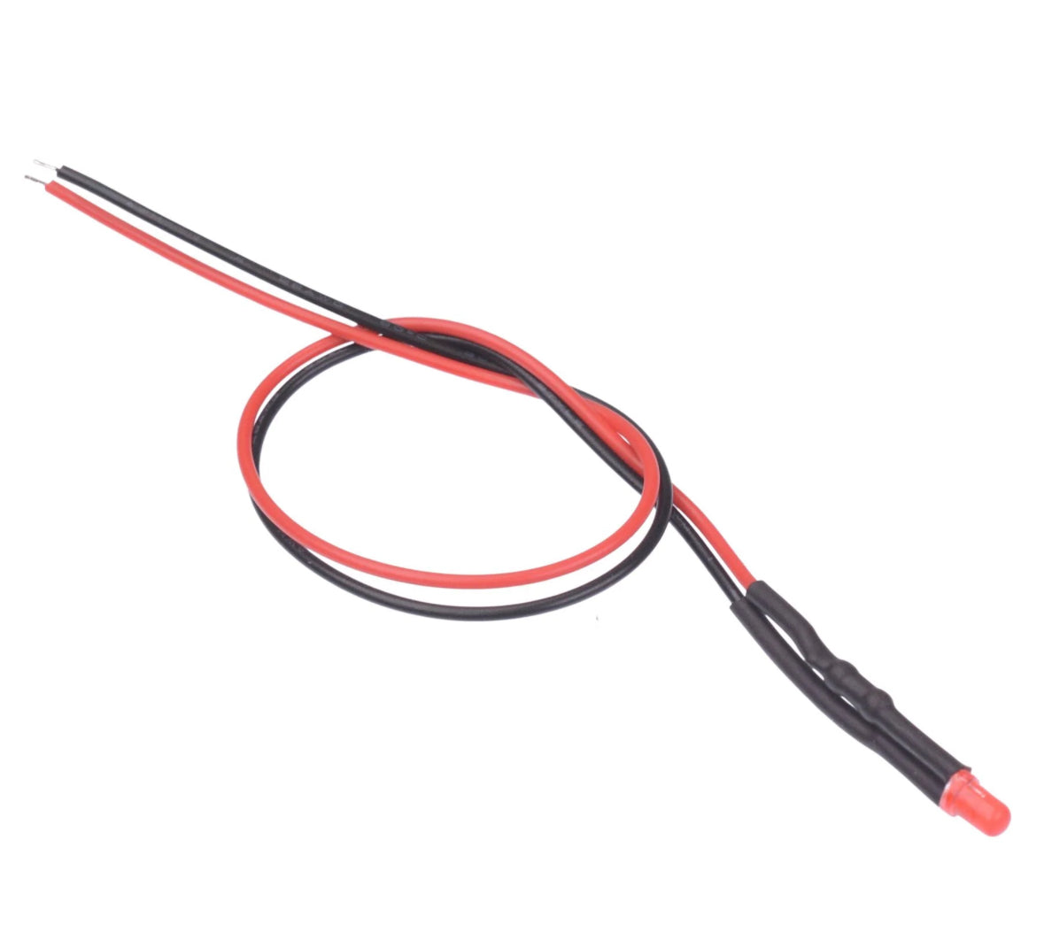 MAWSON MODELS 12V Diffused Red LED's 3mm (5 Pack) 3LED