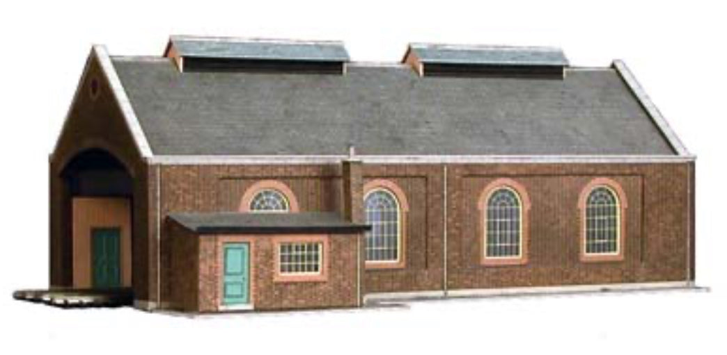 Superquick A5 Two Track OO Scale Locomotive Engine Shed Kit