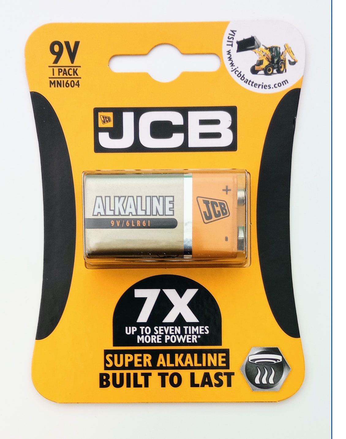 JCB PP3 Alkaline Battery 9v