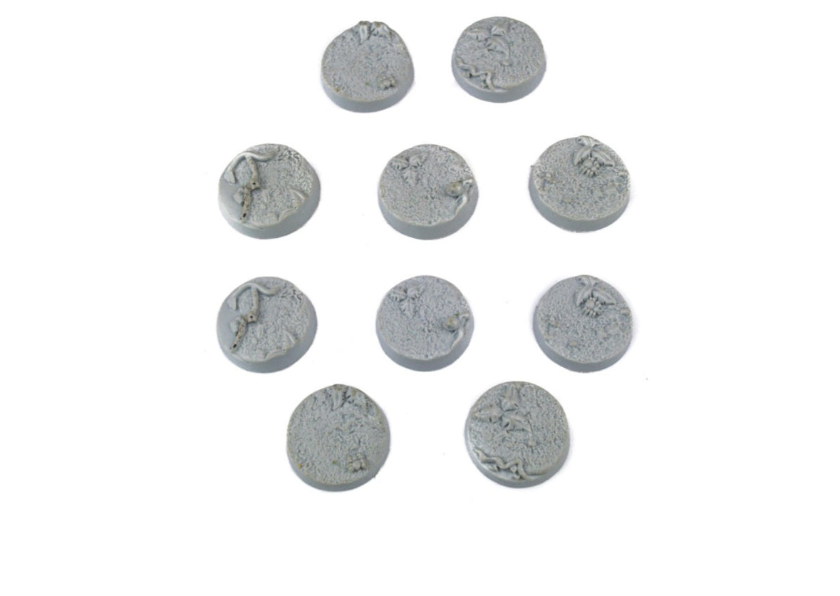 War World Gaming 25mm Jungle Warfare Base Pack of 10
