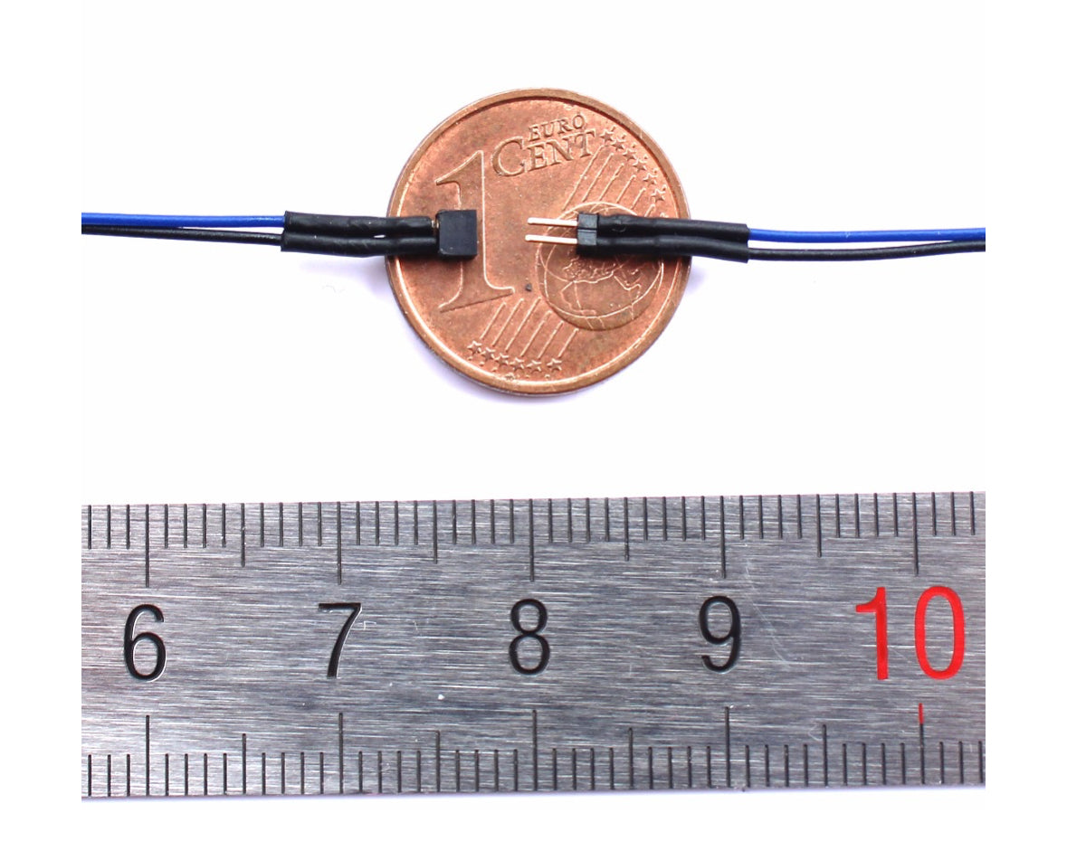 LaisDCC 860028 2-Pin Micro Connector with Pin Pitch 1.0mm