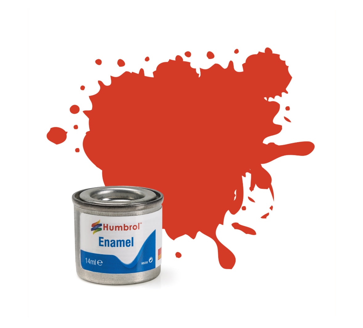 Humbrol 174 Signal Red Enamel Paint 14ml