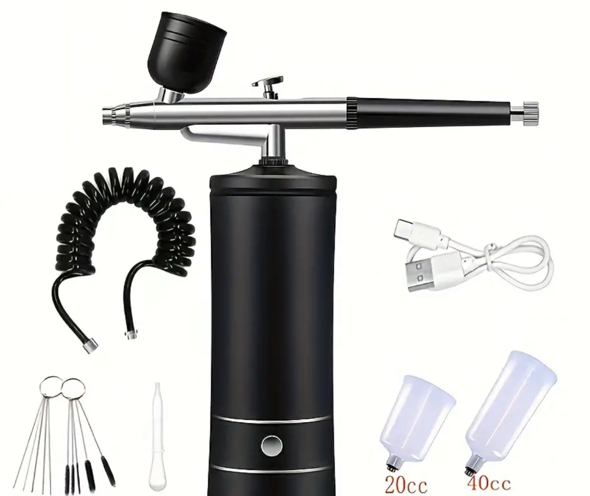 Portable Airbrush Kit with Compressor