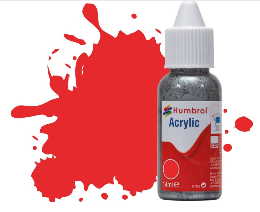 Humbrol 238 Red Arrow Gloss Acrylic Dropper