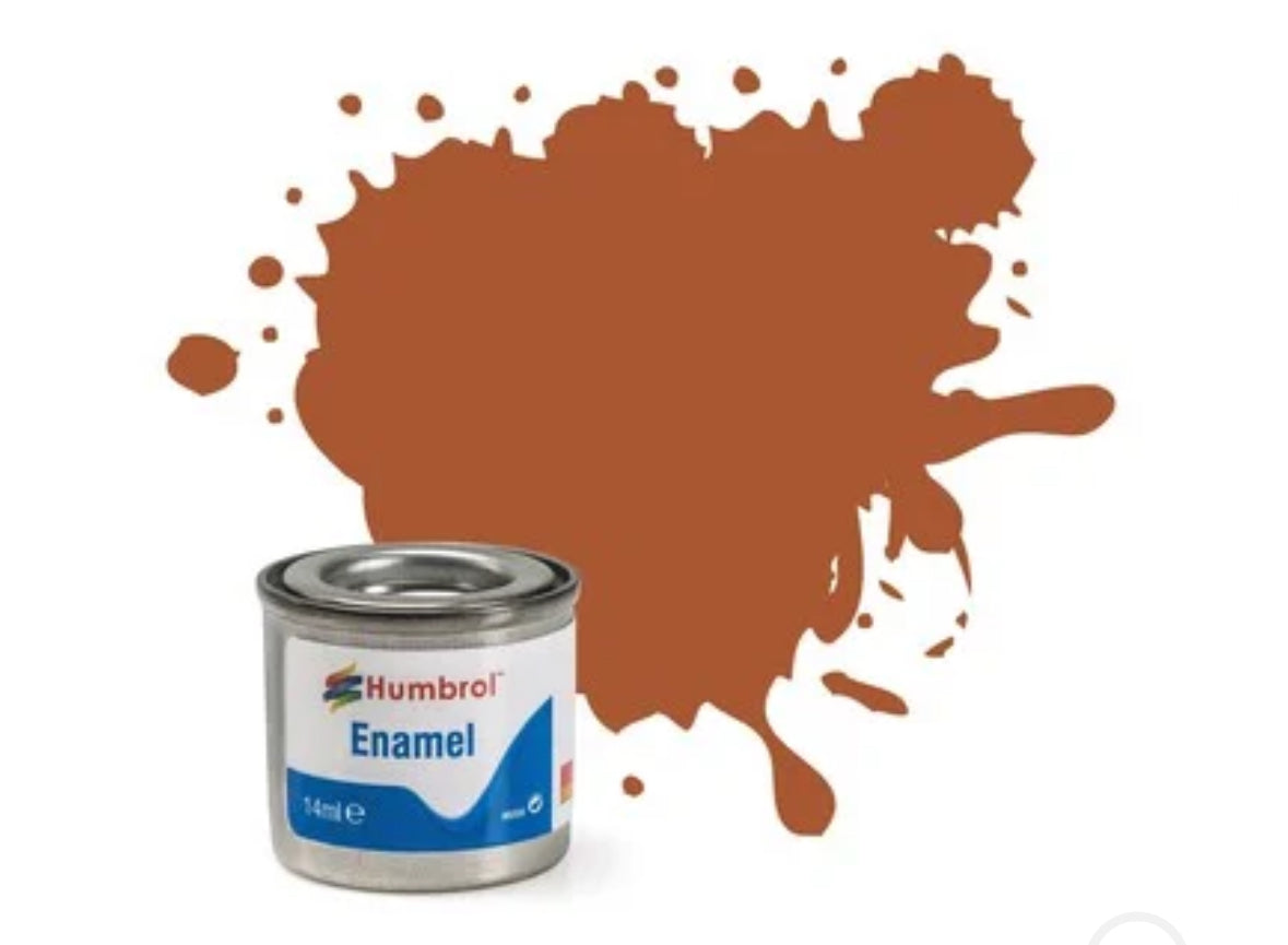 HUMBROL Enamel Paint - 62 Leather - Matt 14ml E62M
