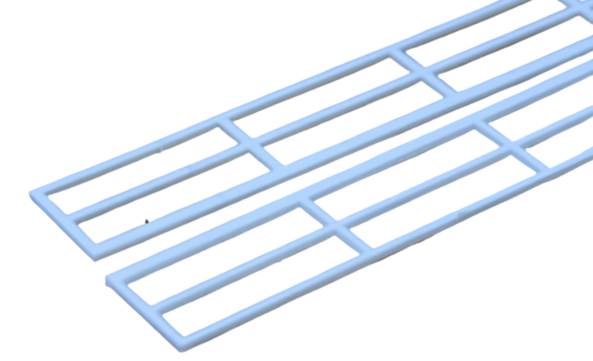Plastruct 90682 Styrene Hand Rail HO Scale 1:100 Pack of 2