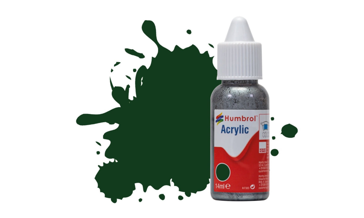 Humbrol 3 Brunswick Green Gloss Acrylic Dropper