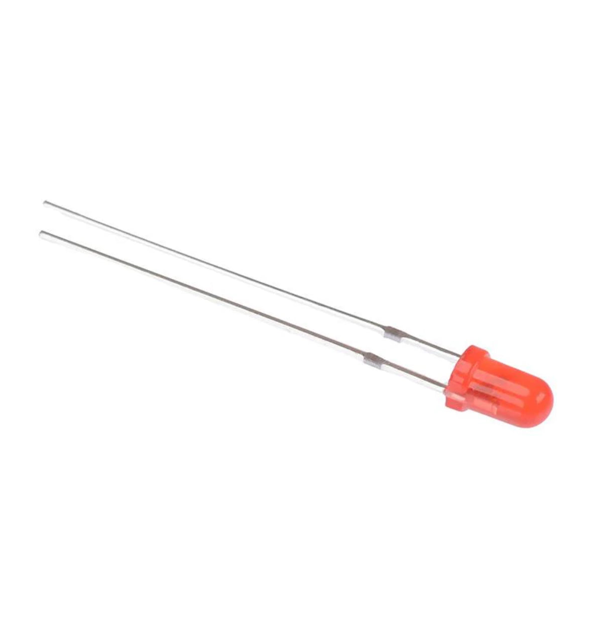 LED 3mm Diffused 3v Red (5 pack)