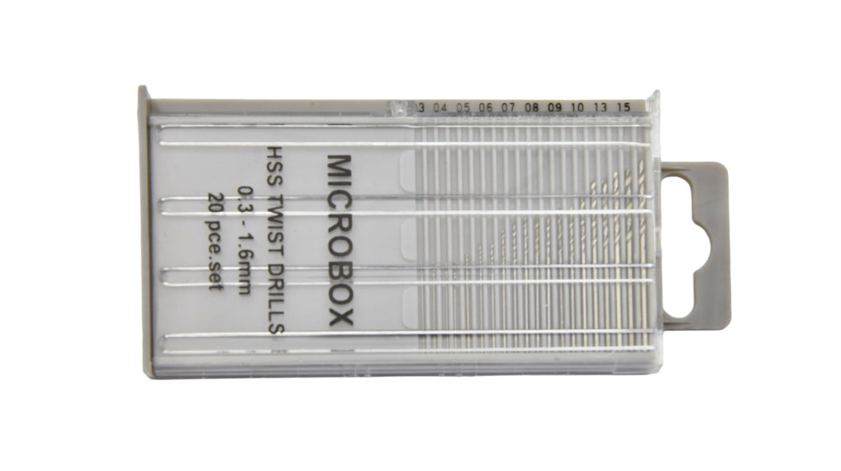 Expo 11520 20pc Drill Set 0.3-1.6mm