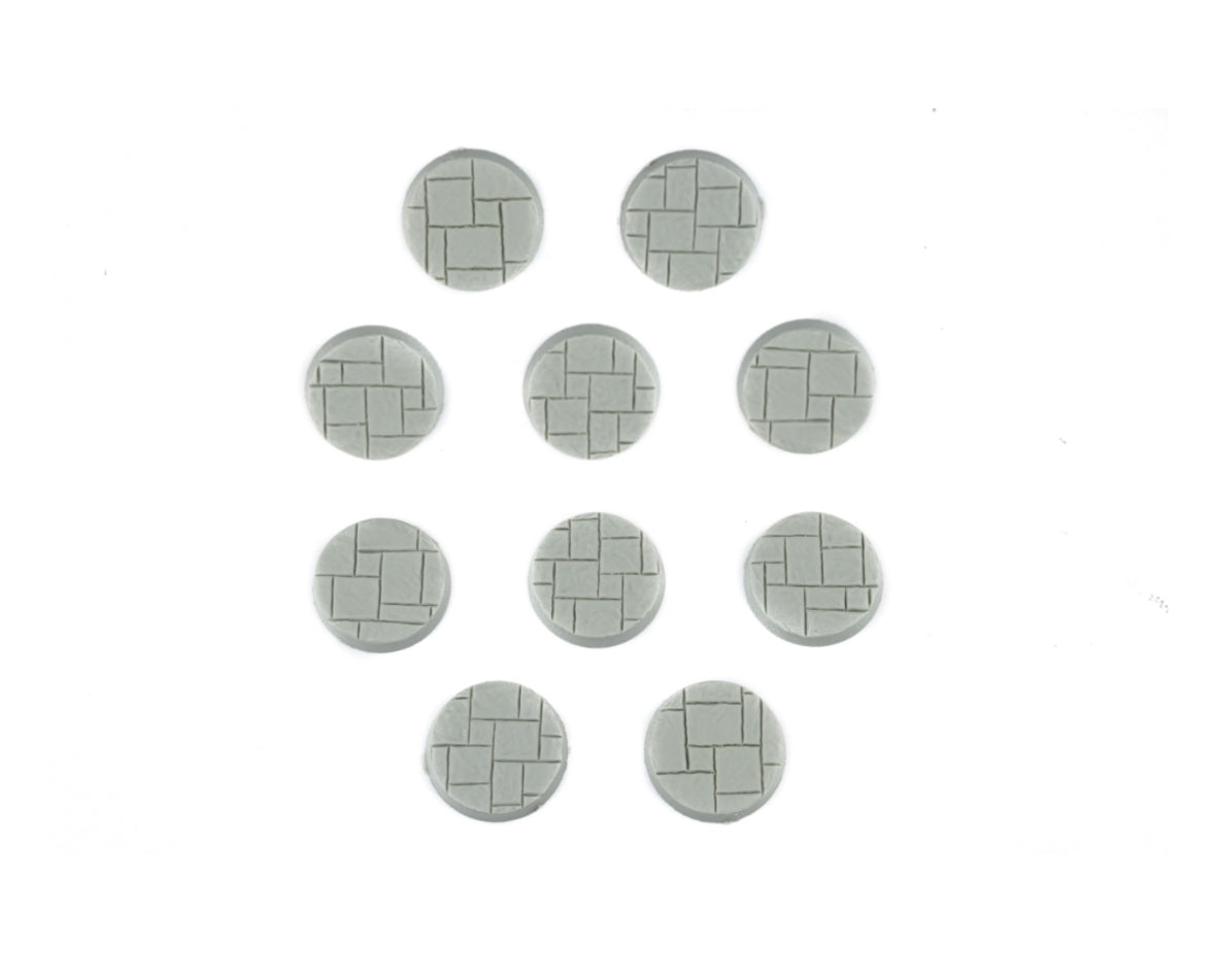 War World Gaming 25mm Fantasy Village Flagstone Bases Pack of 10