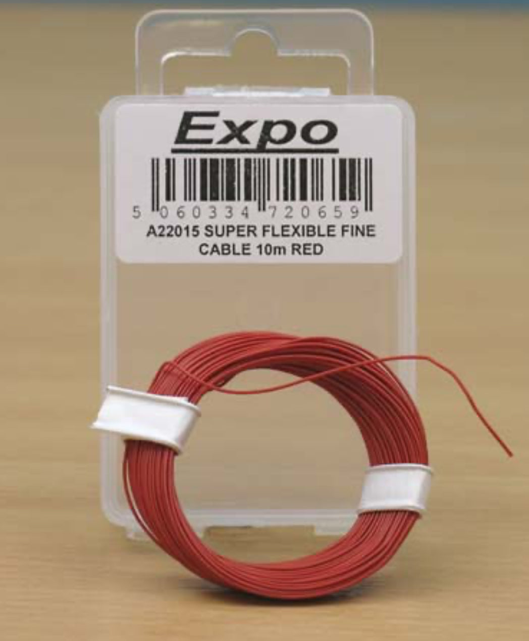 EXPO A22015 Super Flexible Fine Cable 10m Red