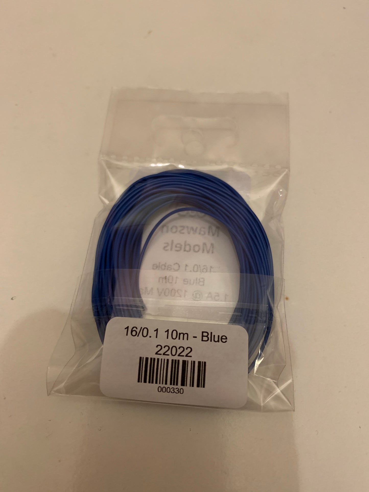 16/0.1 Cable/Wire Blue 10m