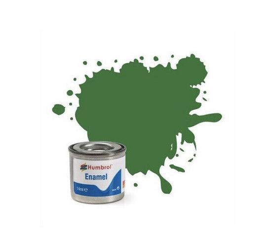HUMBROL Paint Enamel - 131 Mid Green - Satin 14ml E131S