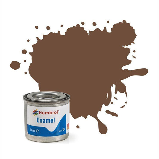 HUMBROL Enamel Paint - 98 Chocolate - Matt 14ml E98M