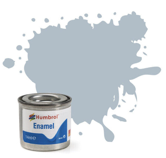 HUMBROL paint Enamel - 127 US Ghost Grey - Satin 14ml