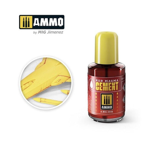 Red Magma Cement 30mL Ammo By Mig Jimenez - MIG2046